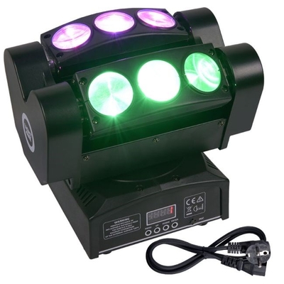Product Φωτορυθμικά Light4me SPIDER HEAD 6x10 disco effect movement head base image