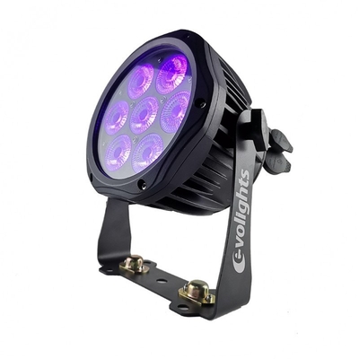 Product Φωτορυθμικά Lighting EVOLIGHTS GLACIER 7 LED PAR 7x10W RGBWA-UV IP65 base image