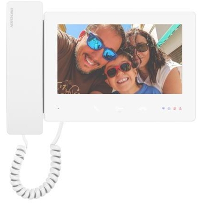 Product Θυροτηλεοράση Videomonitor Hikvision DS-KH7300EY-WTHE2/White base image