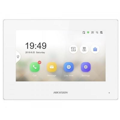 Product Θυροτηλεοράση Hikvision DS-KH6320-WTE1-W 17.8cm (7") White base image