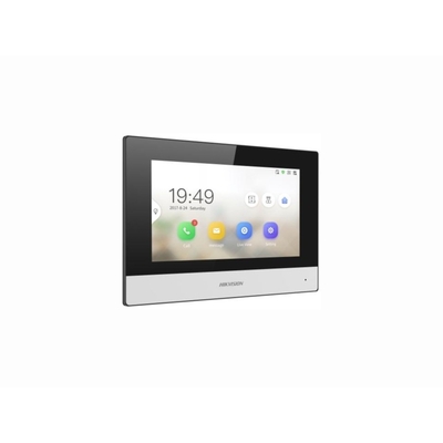 Product Θυροτηλεοράση Hikvision DS-KH6320-WTE2 17.8cm (7") Black, Grey base image