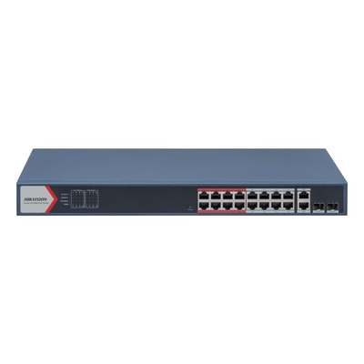 Product Network Switch Hikvision DS-3E1318P-EI(B) Managed Fast (10/100) (PoE) Blue base image