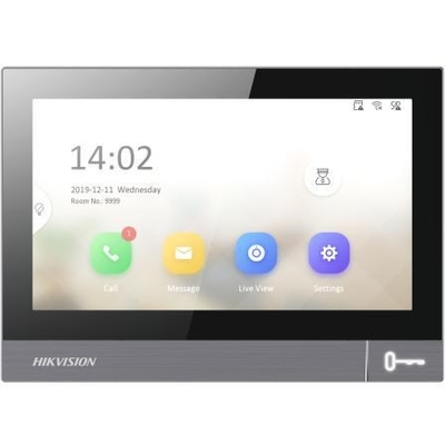 Product Σετ Θυροτηλεόρασης Hikvision DS-KH8381-WTE1 base image