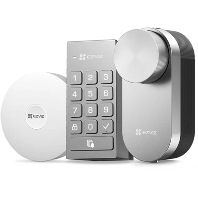 Product Ηλεκτρονική Κλειδαριά Ezviz DL01 Pro + DL01CP + A3 Kit smart home security kit ZigBee base image