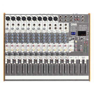 Product Κονσόλα Ήχου DNA ME-16FX Audio mixer with 16 channels, USB, Bluetooth base image