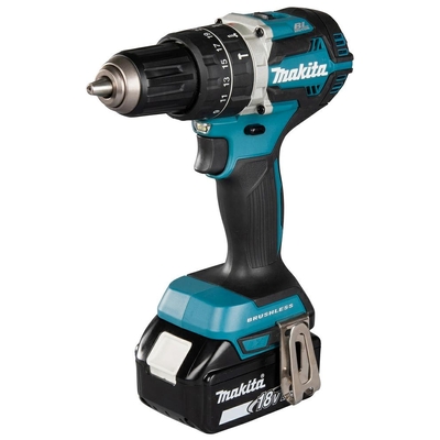 Product Δραπανοκατσάβιδο Makita DHP484RTJ drill Keyless 1.8 kg Black, Blue base image