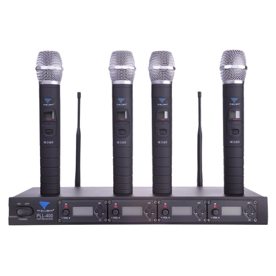 Product Μικρόφωνο Azusa PLL-400 UHF 4 Set 4 Channels base image