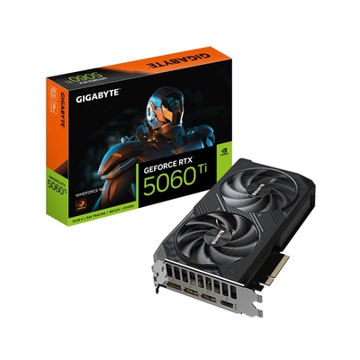 Product Κάρτα Γραφικών Gigabyte GeForce RTX 5060 Ti WINDFORCE 16G - GDDR base image