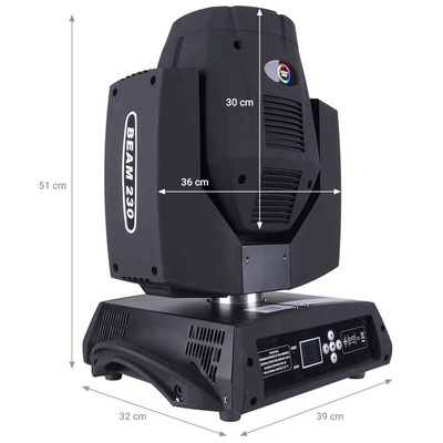 Product Φωτορυθμικά Light4me 7R BEAM 230W Moving Head Lighting base image