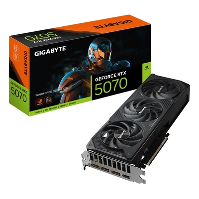 Product Κάρτα Γραφικών Gigabyte GeForce RTX 5070 WINDFORCE OC SFF 12G base image