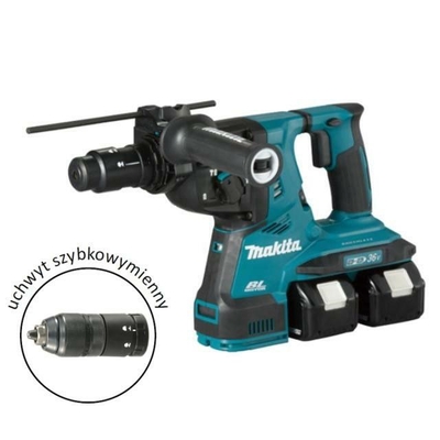 Product Κρουστικό Σκαπτικό Makita DHR281PT2J drill 5000 RPM SDS Plus 4.9 kg Black, Blue base image