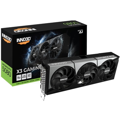 Product Κάρτα Γραφικών Inno3D Gaming OC GeForce RTX 5080 X3 Nvidia 16GB GDDR7 base image
