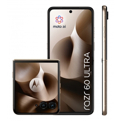 Product Smartphone Motorola razr 60 ultra (6.96") Dual SIM 5G 16GB 512GB Wood base image