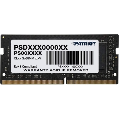 Product Μνήμη RAM Φορητού DDR4 16GB Patriot SO-DIMM 3200MHz Bulk Rank1 2Gx8 base image
