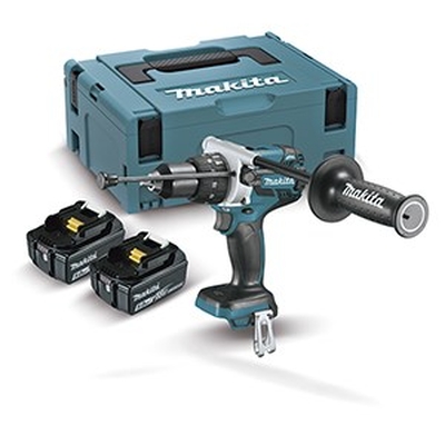 Product Δραπανοκατσάβιδο Makita DHP458RTJ drill 2000RPM Black, Blue base image