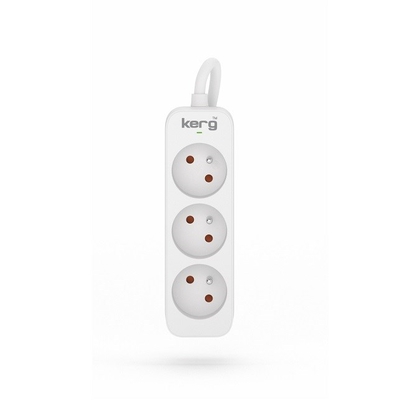 Product Πολύπριζο Kerg 3 sockets 1,5m 16A base image