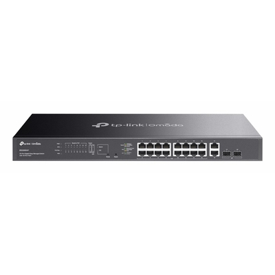 Product Network Switch TP-Link Omada ES220GMP Managed L2 Gigabit (10/100/1000) (PoE) Black base image