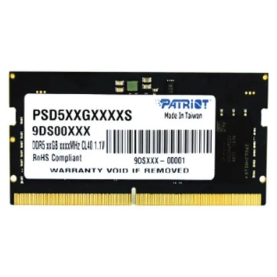 Product Μνήμη RAM Φορητού DDR5 32GB Patriot SO-DIMM 4800MHz Bulk base image