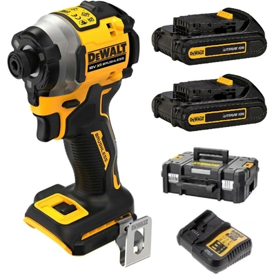 Product Μπουλονόκλειδο Dewalt 18v Impact driver 3 gears; 208nm; trunk; 2x2ah base image