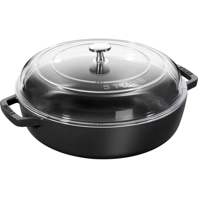 Product Τηγάνι Staub Cast Iron with Two Handles and Lid - 28 cm, Black base image