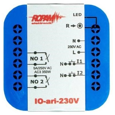Product Αξεσουάρ Συναγερμών Wireless controller 230V, auricle, 2xNO, 2xIN (N) base image