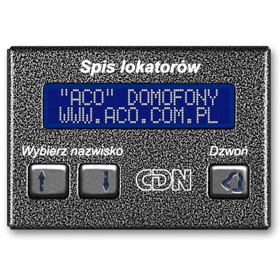 Product Θυροτηλεφώνο ACO CDN-230E GR Electronic Tenant Inventory Graphite base image