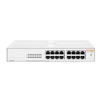Product Network Switch HP Aruba Instant On 1430 16G Unmanaged L2 Gigabit (10/100/1000) 1U White base image