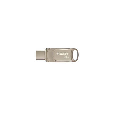 Product USB Flash 64GB Patriot Tab T560 Dual USB 120MB/s (PS64GT560DS5D) Silver base image