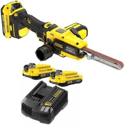 Product Φρέζα Stanley V20 Bandfile Belt Sander with 2x 2.0Ah base image