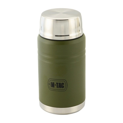 Product Θερμός M-Tac UN-R02-750A Food with foldable stainless steel spoon, 750 ml, olive Green base image