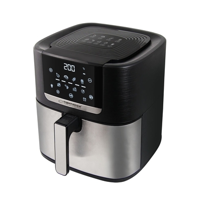 Product Φριτέζα Αέρος Esperanza EKA004 Non-fat 8L, 1700W Inox base image