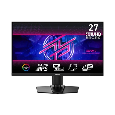 Product Monitor 27" MSI MPG 274URFDE QD 3840 x 2160 4K Ultra HD LCD Black base image