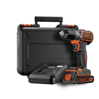 Product Δραπανοκατσάβιδο Black & Decker ASD18K-QW drill Keyless Black, Orange base image