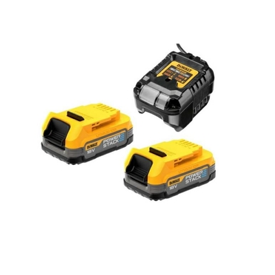 Product Φορτιστής Μπαταριών Dewalt DCB1102 +2x1,7Ah POWERSTACK DCB1102E2 base image