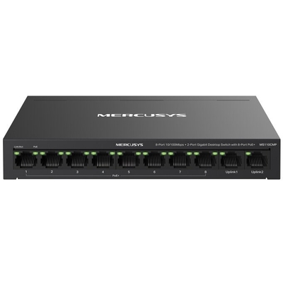 Product Network Switch Mercusys MS110CMP PoE Support Black base image