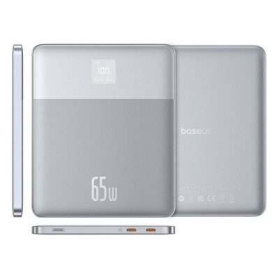Product Powerbank Baseus Blade2 Lithium Polymer (LiPo) 12000mAh Silver base image