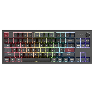 Product Πληκτρολόγιο Gaming Montech MKey TKL USB Burgundy, Dark Grey base image