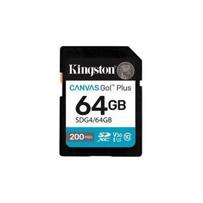 Product Κάρτα Μνήμης Kingston Technology Canvas Go! Plus 64GB SDXC Canvas Go Plus Gen4 base image