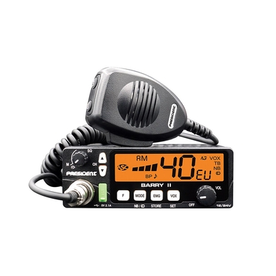 Product Πομποδέκτης CB Radio President Barry II 4W, 12/24V, squelch base image