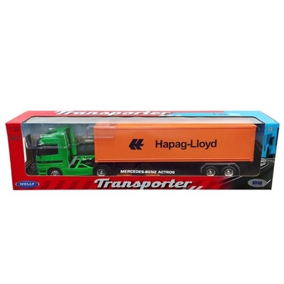 Product Αυτοκινητάκι Welly 1:32 truck z przyczep? M.Benz K.Line 12281 base image