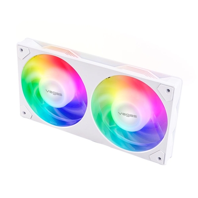Product Case Fan 12cm Akasa VEGAS A24 Computer case, White 1 pc(s) base image