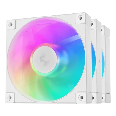 Product Case Fan 12cm Deepcool FD12 ARGB WH-3 in 1 White 3 pc(s) base image