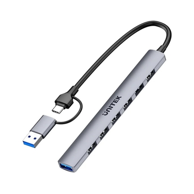 Product USB Hub Unitek H1209AGY01 USB-A 5Gbps 7in1 hub base image