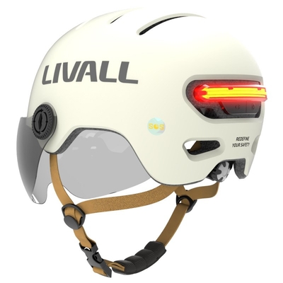 Product Κράνος Ποδηλάτου Livall L23 White 54-58cm with LED/SOS protective lens base image