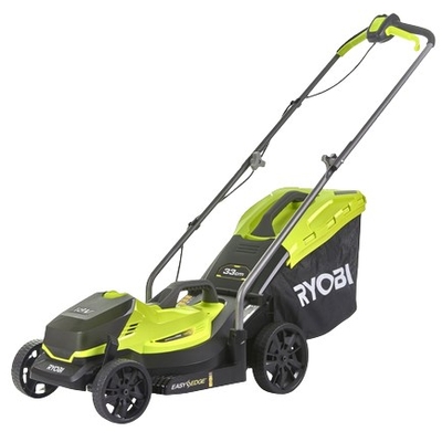 Product Μηχανή Γκαζόν Ryobi RLM18X33B40 Push Battery Black, Green base image