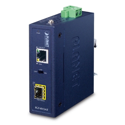 Product Converter Planet IGT-815AT 1000 Mbit/s Multi-mode, Single-mode Blue base image