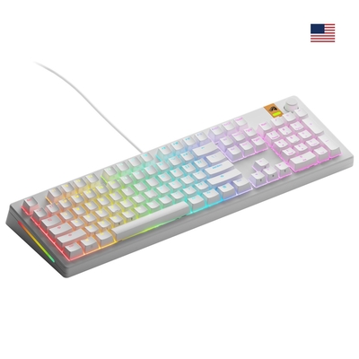 Product Πληκτρολόγιο Gaming Glorious GMMK 3 HE 100% Prebuilt Wired White - US base image
