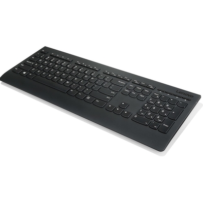 Product Πληκτρολόγιο Ασύρματο Lenovo 4X30H56854 Office RF QWERTZ German Black base image