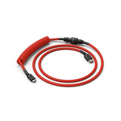 Product Καλώδιο USB Glorious PC Gaming Race Coiled Red 1.37 m base image