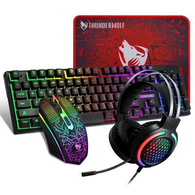 Product Σετ Πληκτρολόγιο Και Ποντίκι Gaming Extralink Set TF400 4in1 + Pad / LED backlight base image